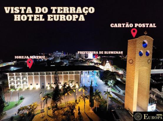 Hotel Europa Blumenau Dış mekan fotoğraf